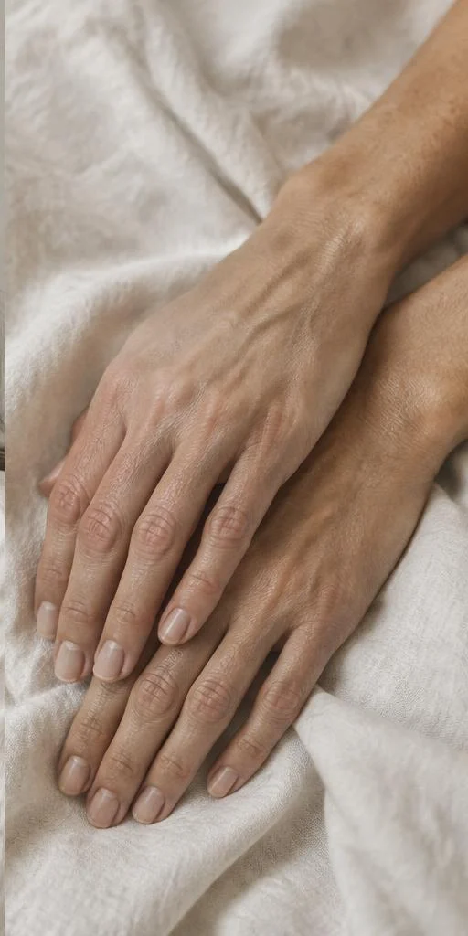 Ilustração editorial para Rejuvenescimento das mãos